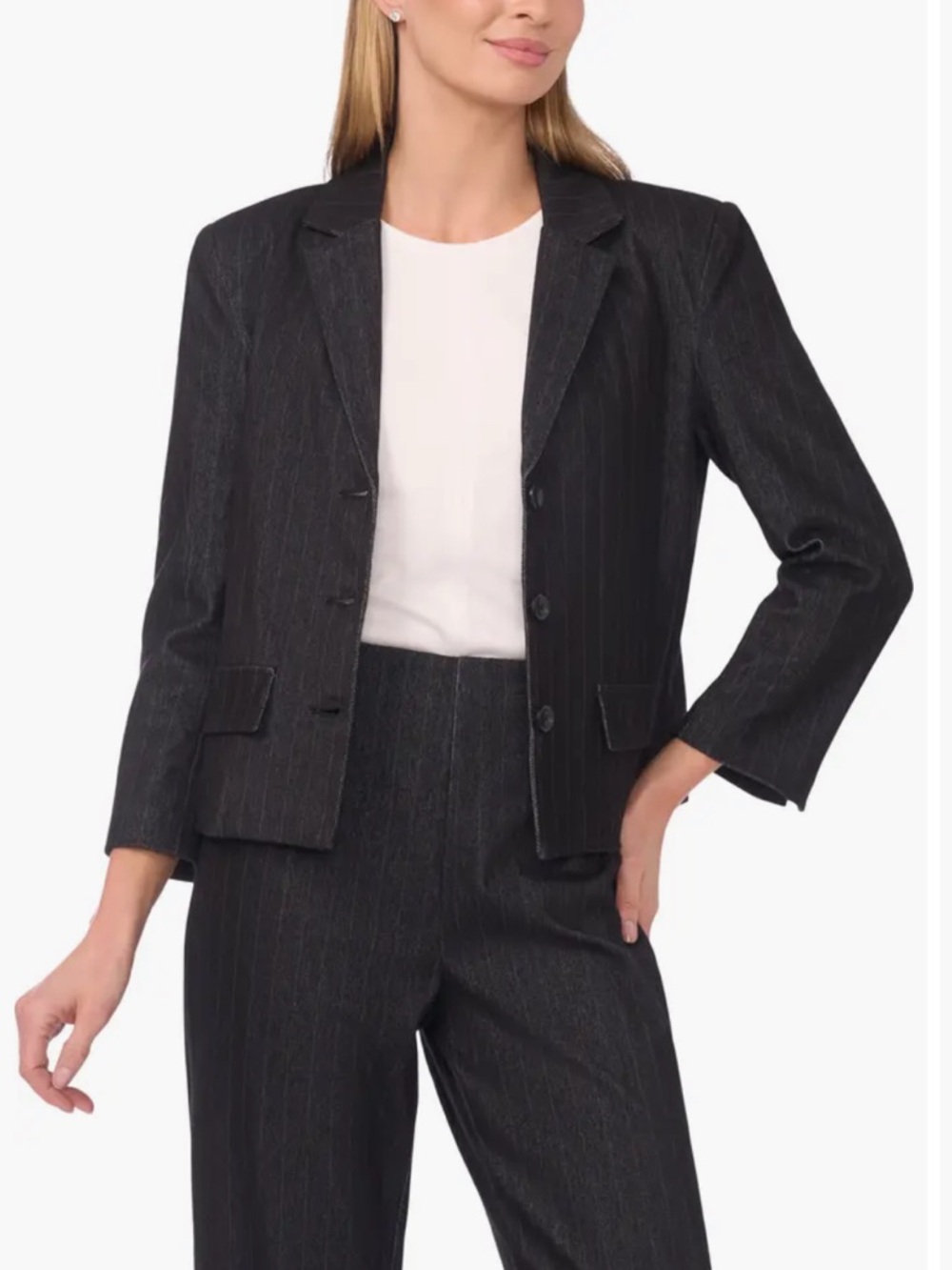 NWT Halogen Pinstripe Blazer XS